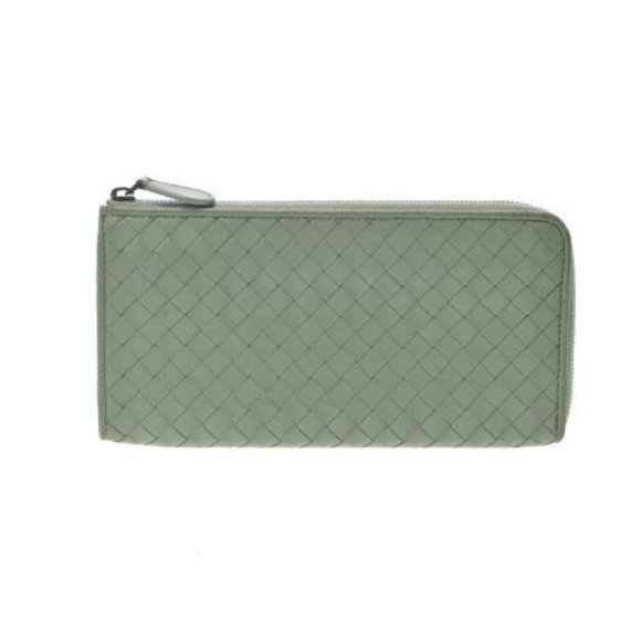 Bottega Veneta Handbags - Bottega Veneta Zipper Long Wallet Green